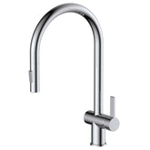 JTP VOS Chrome Single Lever Pull Out Sink Mixer